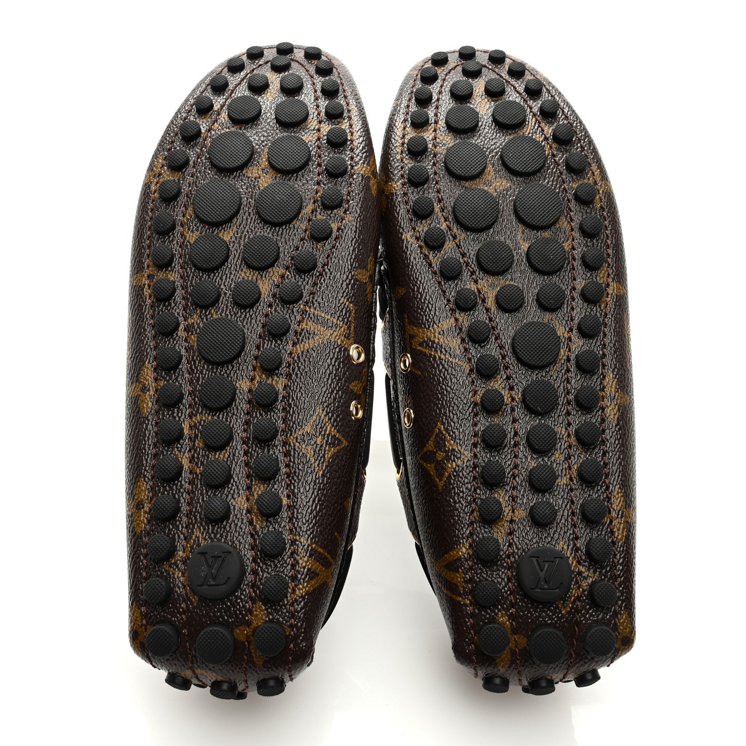 Louis Vuitton Patent Reverse Monogram Gloria Loafers 37 5 of 7