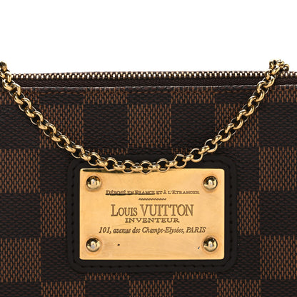 Louis Vuitton Damier Ebene Eva Clutch 9 of 12