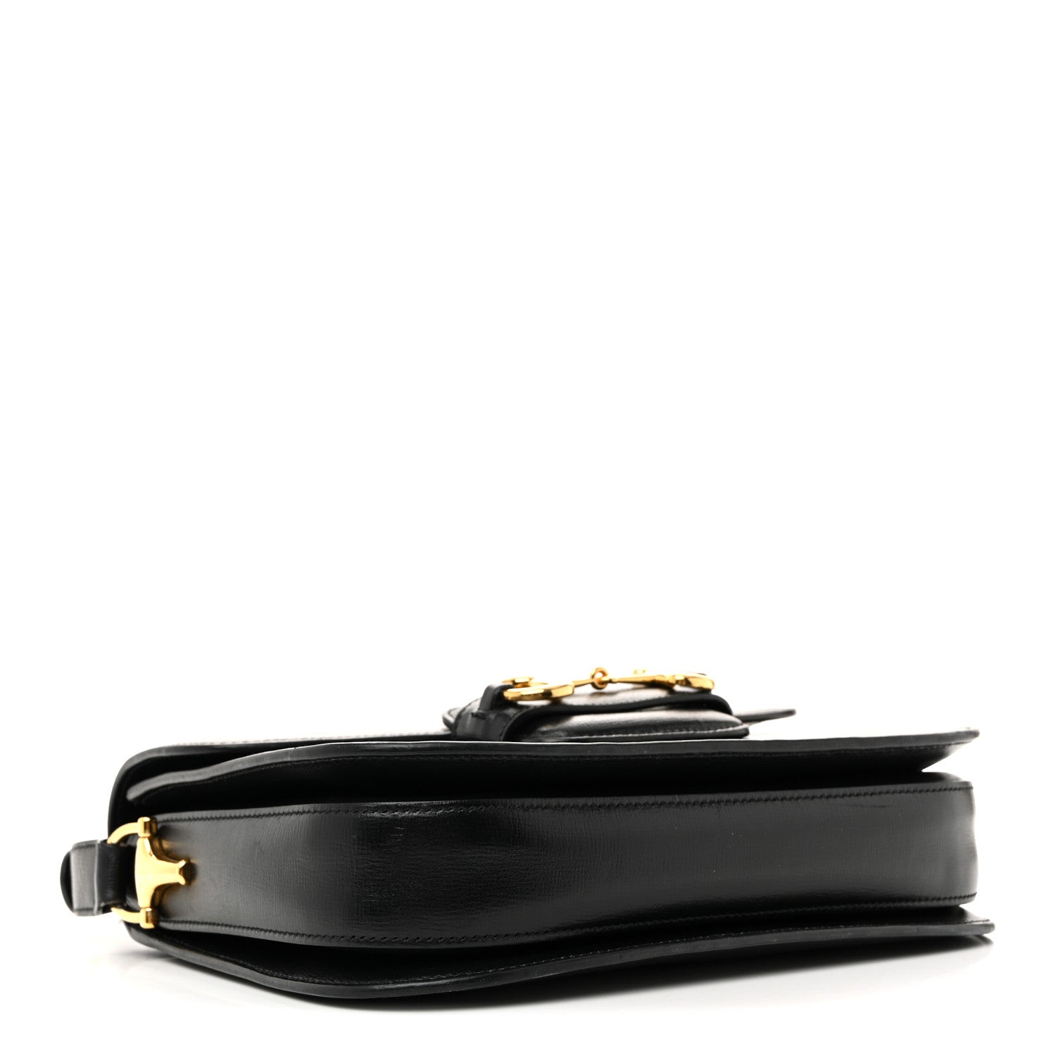 Gucci Azalea Calfskin Horsebit 1955 Shoulder Bag Black 4 of 16