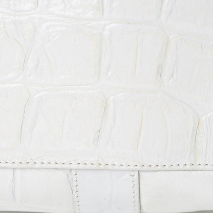 Mulberry Calfskin Crocodile Embossed Bayswater White 15 of 19