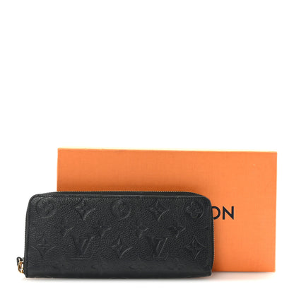Louis Vuitton Empreinte Clemence Wallet Black 7 of 7