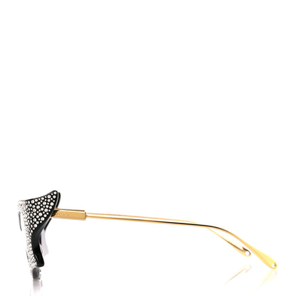 Gucci Crystal Cateye Hollywood Forever Sunglasses GG1328S Black 3 of 9