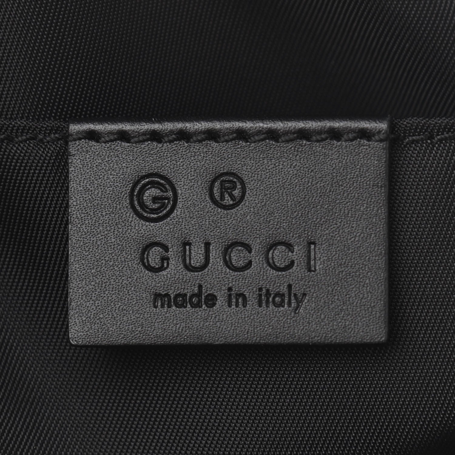 Gucci Canvas Web Slim Belt Bag Black 7 of 12