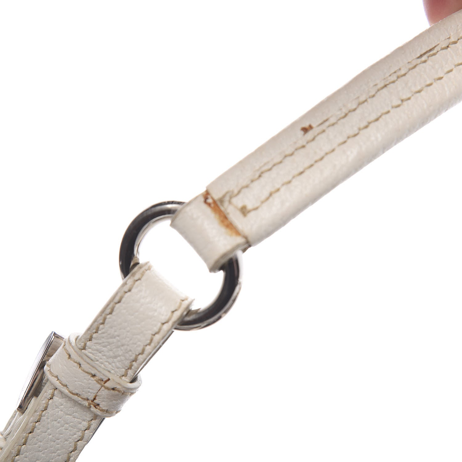 Prada Canvas Calfskin Shoulder Bag 13 of 17