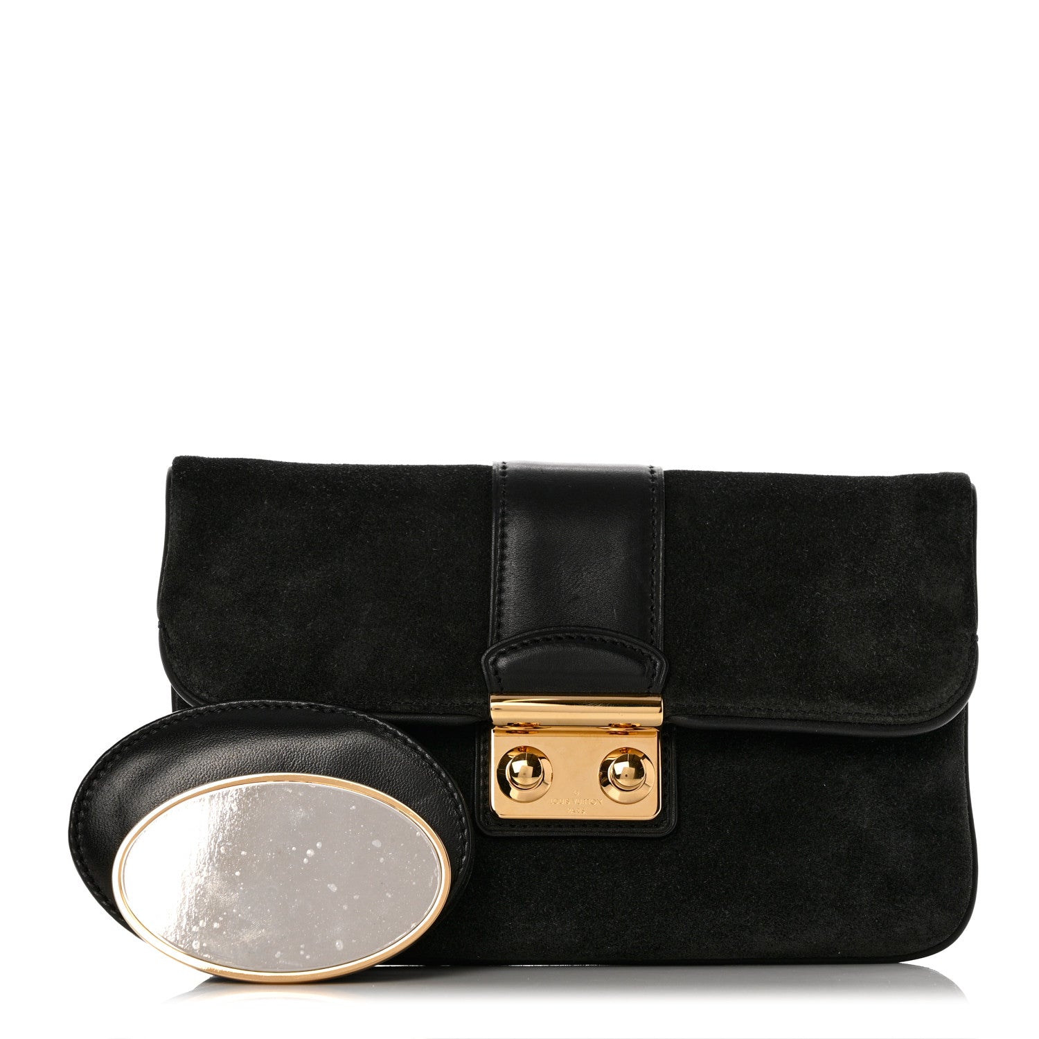 Louis Vuitton Suede Sofia Coppola Slim Clutch MM 1 of 10