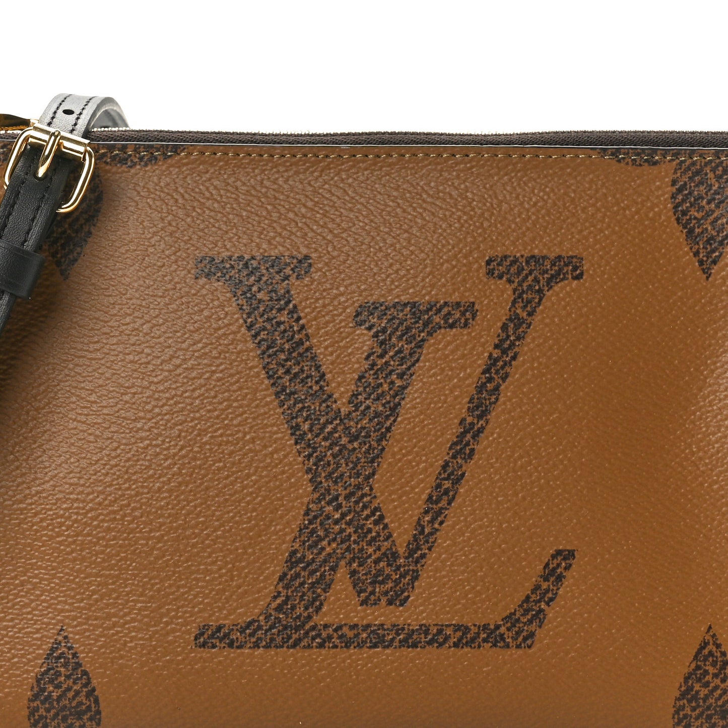 Reverse Monogram Giant Double Zip Pochette