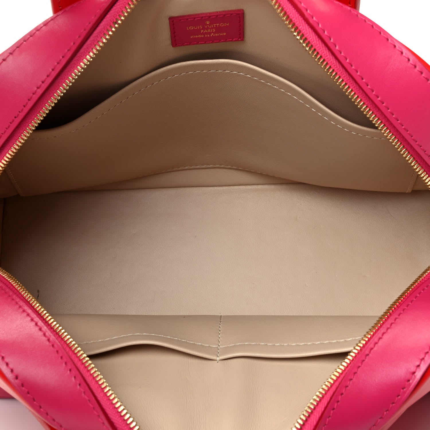 Louis Vuitton Calfskin Dora PM Rouge 6 of 10