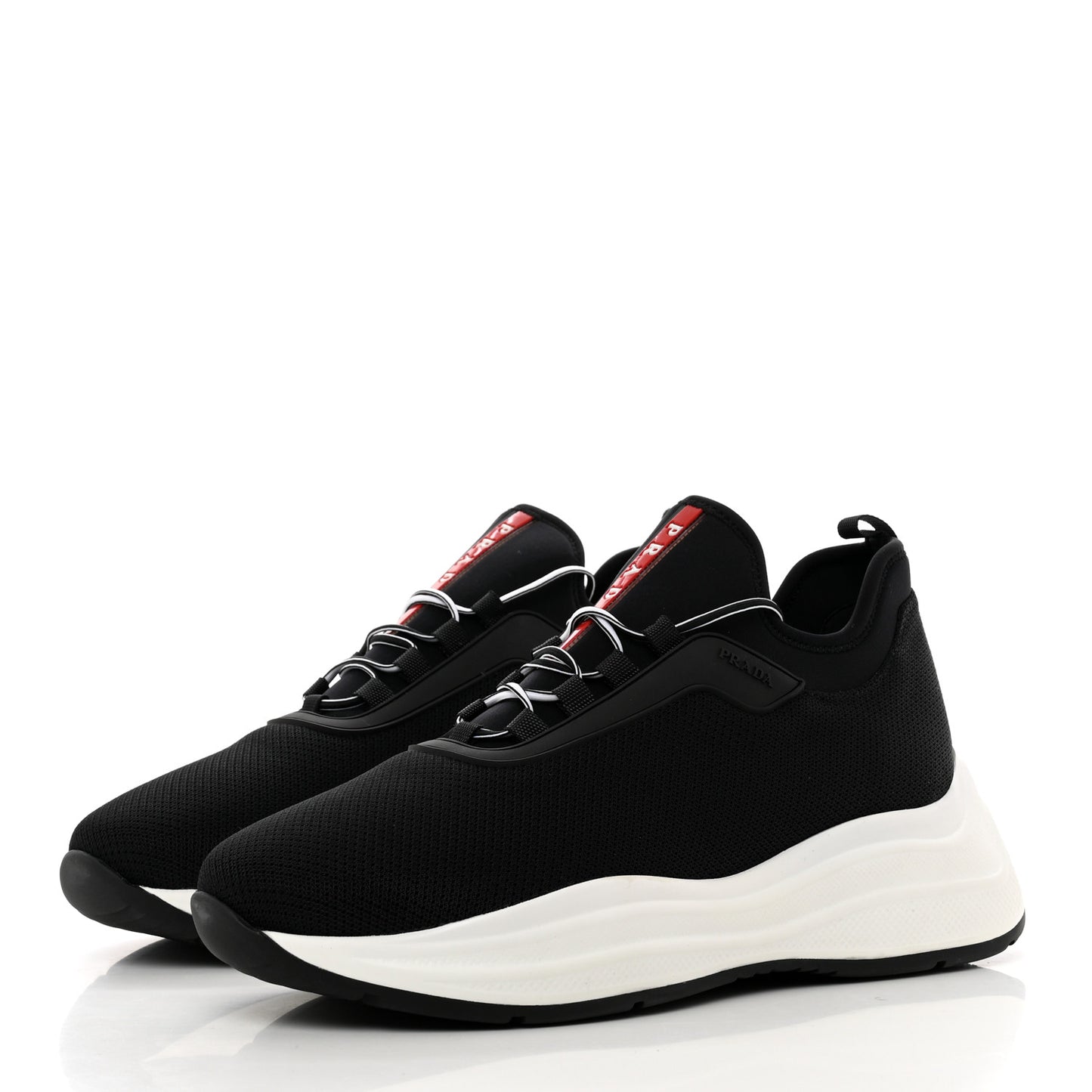 Mesh Neoprene America's Cup 45mm Sneakers 40.5 Black White