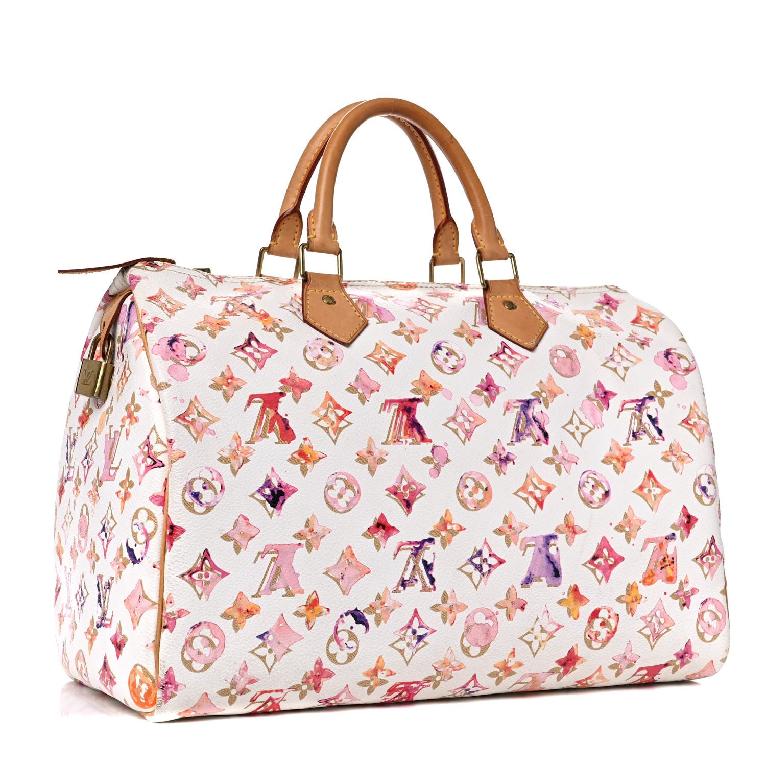 Louis Vuitton Watercolor Aquarelle Speedy 35 White 3 of 27