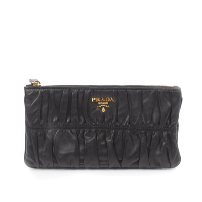 Prada Nappa Gaufre Pouch Nero Black 1 of 8