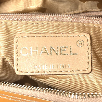 Chanel Patent Quilted Chocolate Bar Beige 6 of 10