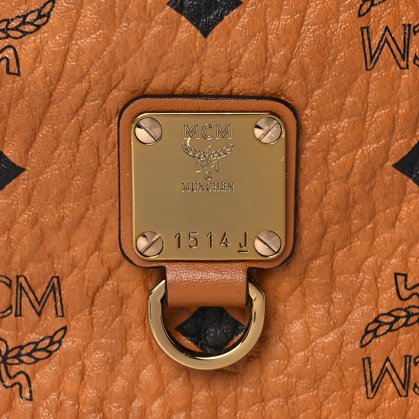 Visetos Medium Fusten Belt Bag Cognac