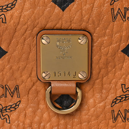 MCM Visetos Medium Fusten Belt Bag Cognac 10 of 10