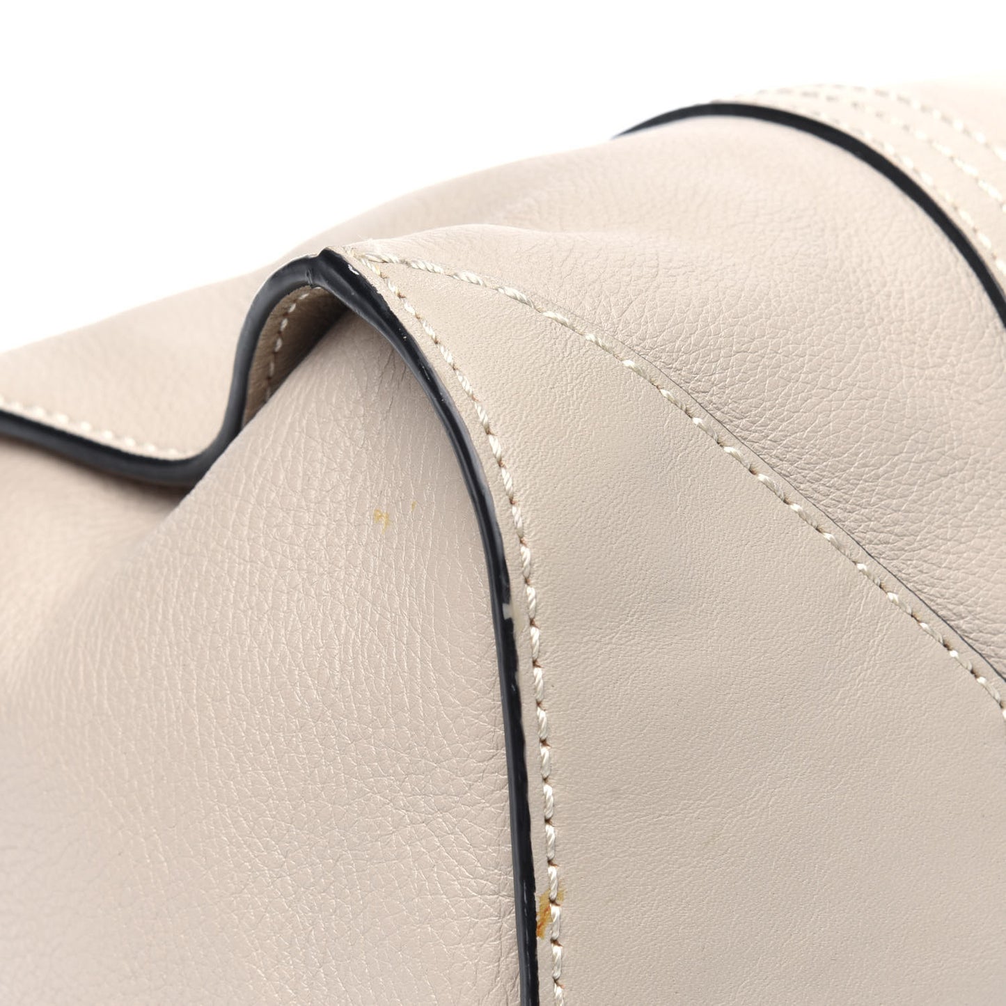 Calfskin Satchel Limestone