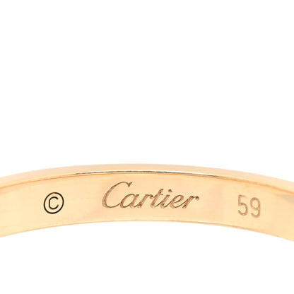 Cartier 18K Yellow Gold Diamond 2.6mm LOVE Paved Band Ring 59 8.75 5 of 5