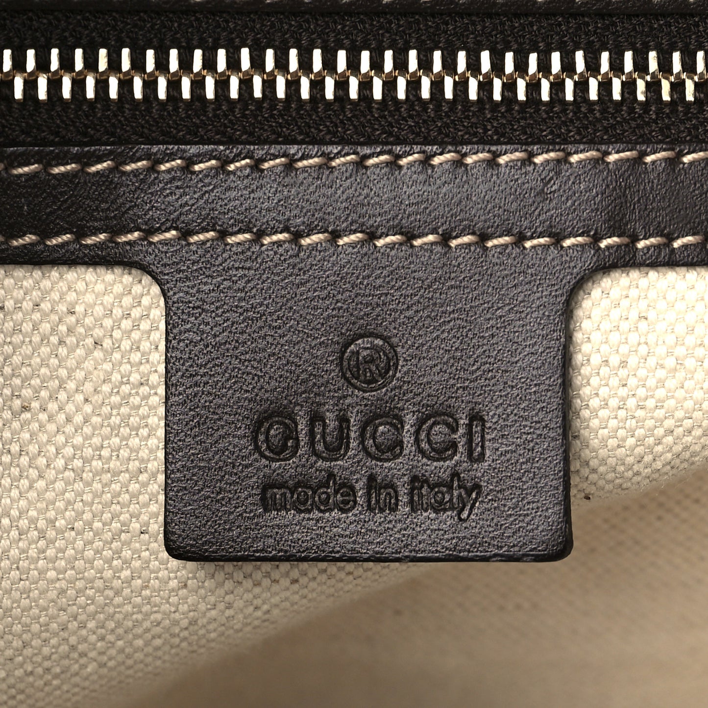 Monogram Web Medium Mayfair Tote Dark Brown