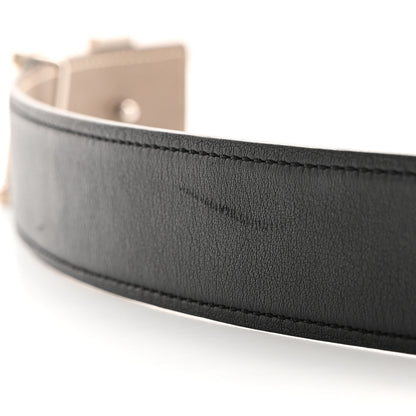 Hermes Epsom Swift 24mm Mini Constance Guilloche H Belt 80 32 Etoupe Black 8 of 9