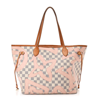 Louis Vuitton Damier Azur Tahitienne Neverfull MM 1 of 11