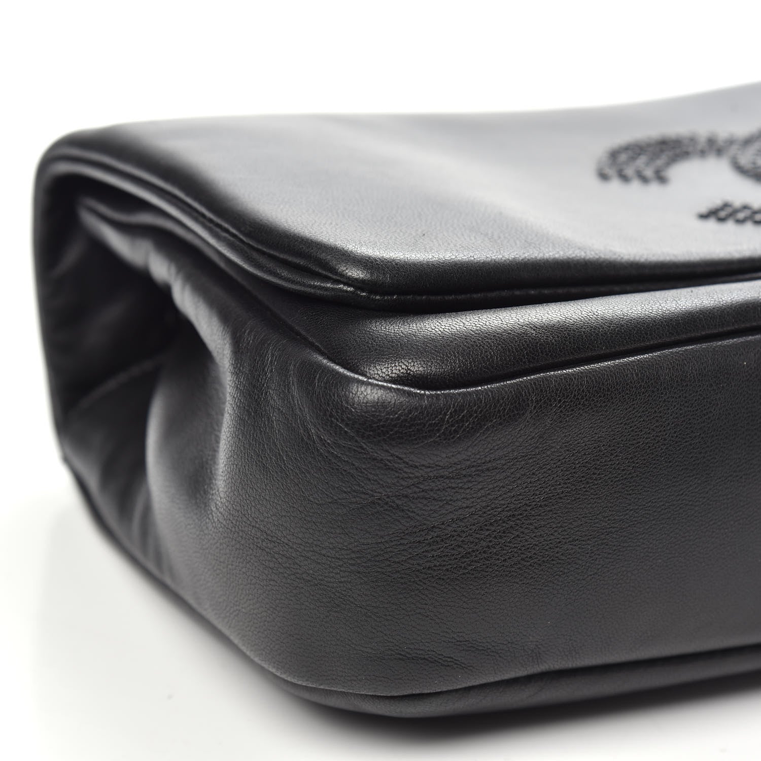 Chanel Lambskin Studded CC East West Flap Black 8 of 15