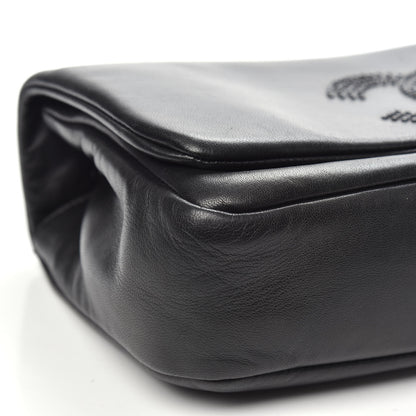 Chanel Lambskin Studded CC East West Flap Black 8 of 15