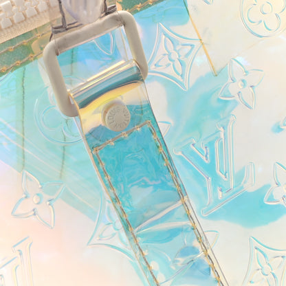 Louis Vuitton PVC Monogram Keepall Bandouliere 50 Iridescent Prism 13 of 13