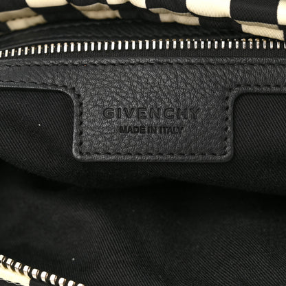 Givenchy Nylon Checker Print Large Pandora Black White 7 of 15