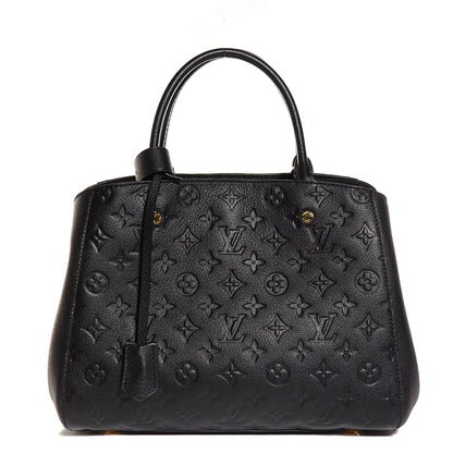 Louis Vuitton Empreinte Montaigne MM Black 1 of 9