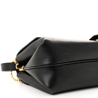 Salvatore Ferragamo Calfskin Small Front Flap Crossbody Bag Black 8 of 10