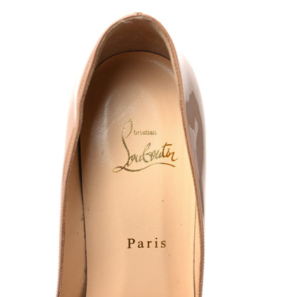 Christian Louboutin Patent Simple 110 Pumps 40 Nude 7 of 9