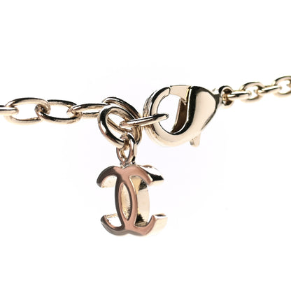 Chanel Pearl Logo Necklace Gold 5 of 7