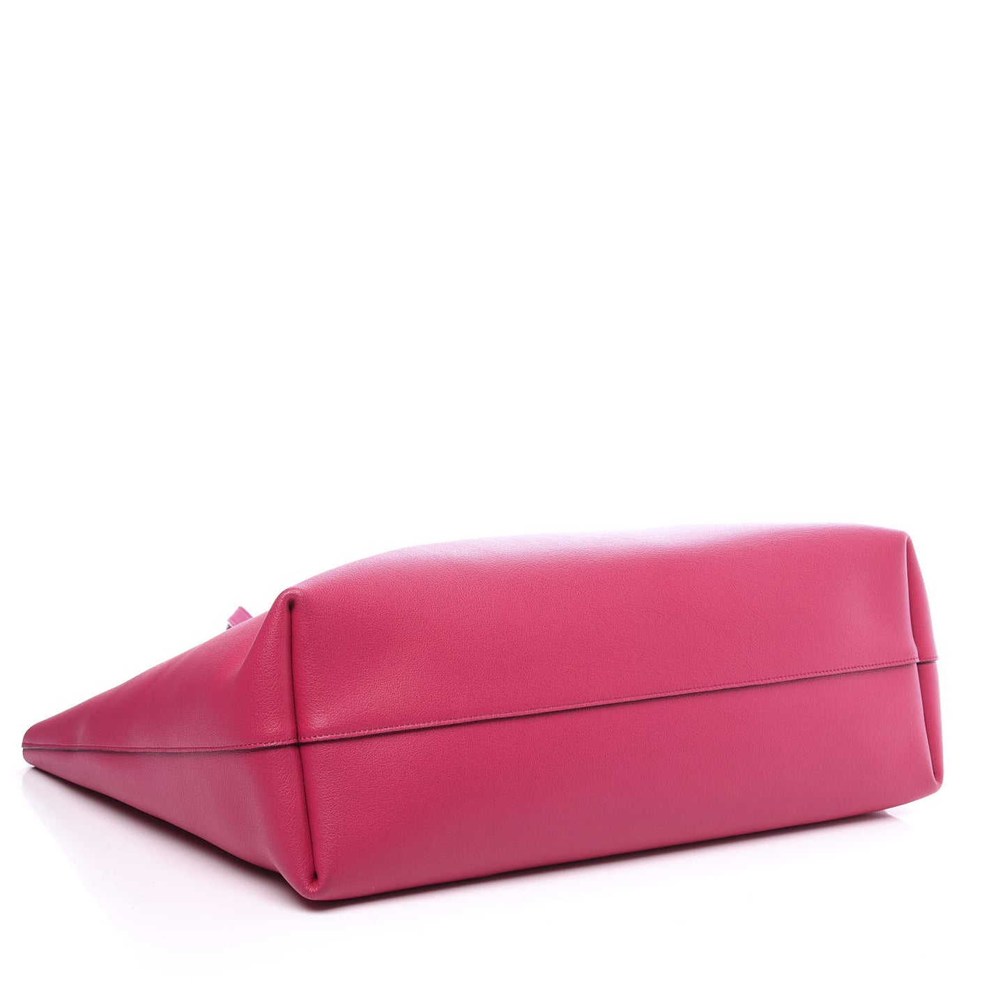 Calfskin Large Shopping Tote Fuchsia