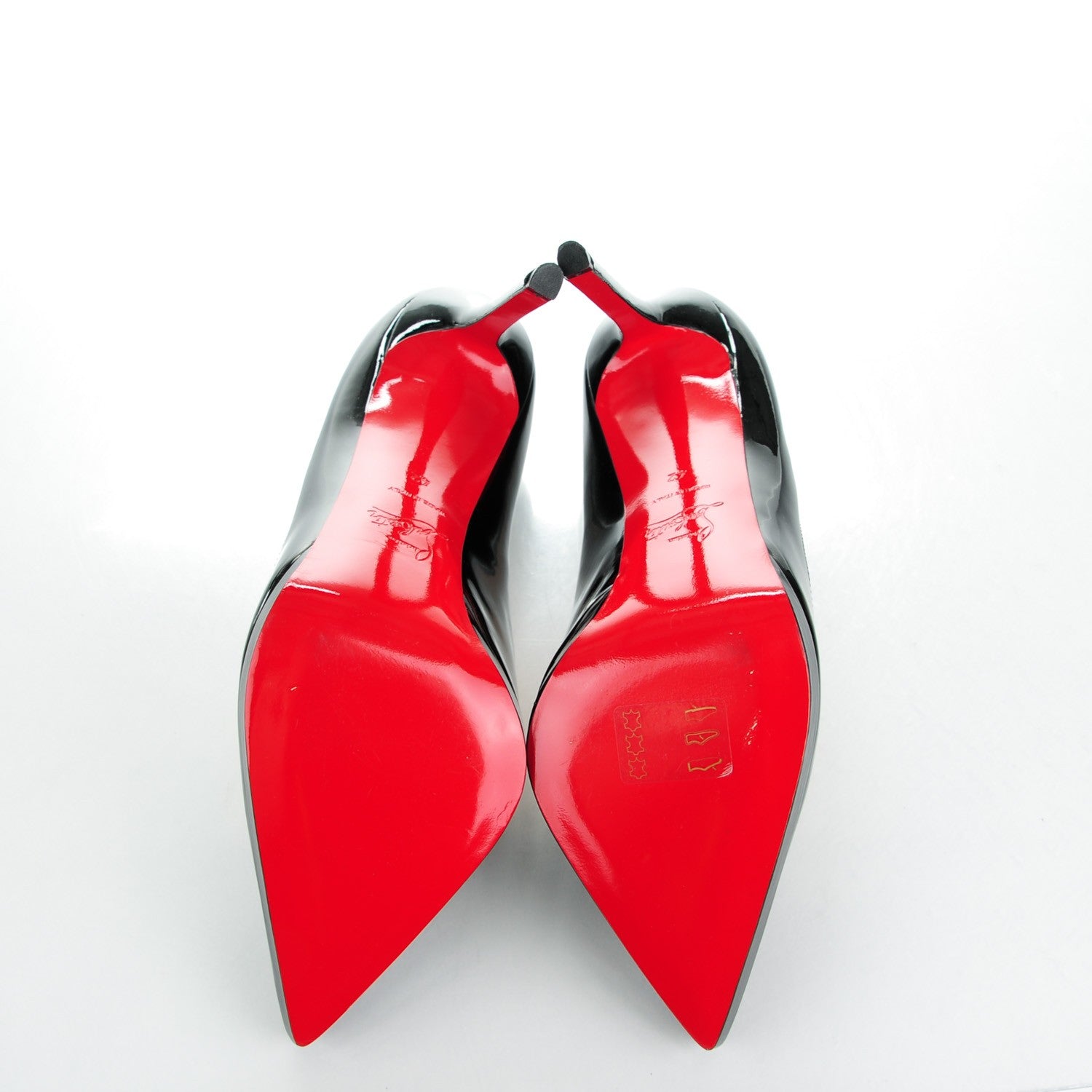 Christian Louboutin Patent Pigalle Plato 120 Pumps 42 Black 5 of 10