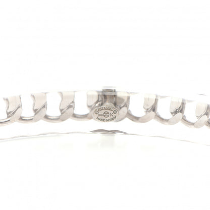 Chanel Translucent Resin Chain CC Bracelet Set of 6 Silver 5 of 5