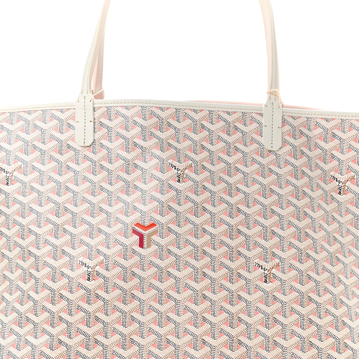 Goyardine Saint Louis Claire Voie GM White Pink
