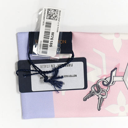 Louis Vuitton Silk Monogram Escale Confidential Bandeau Pink 4 of 4