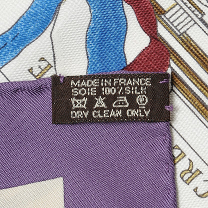 Hermes Silk Marquis De Lafayette Scarf 90 10 of 10