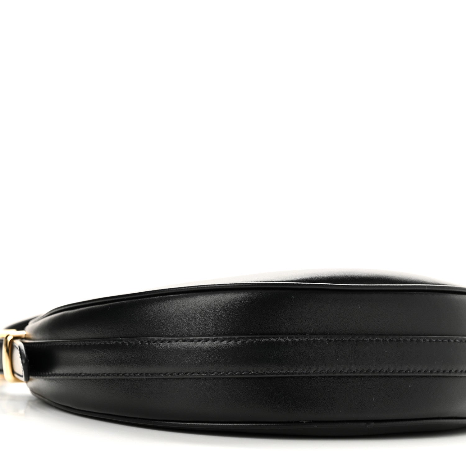 Prada Soft Calfskin Arque Shoulder Bag Black 7 of 8