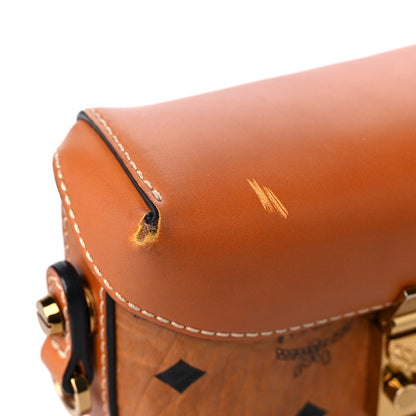 MCM Visetos Soft Berlin Convertible Belt Bag Cognac 15 of 15