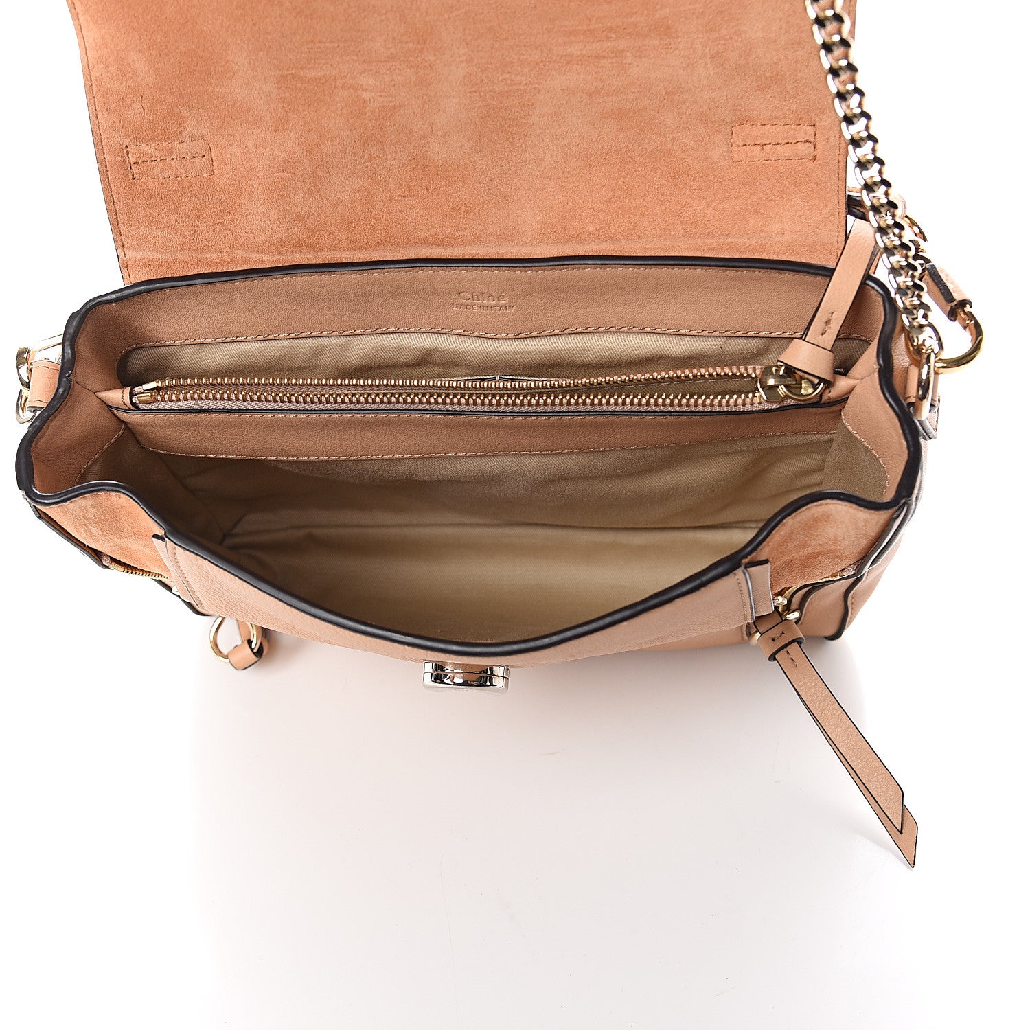 Chloe Calfskin Small Faye Day Shoulder Bag Blush Nude 4 of 8