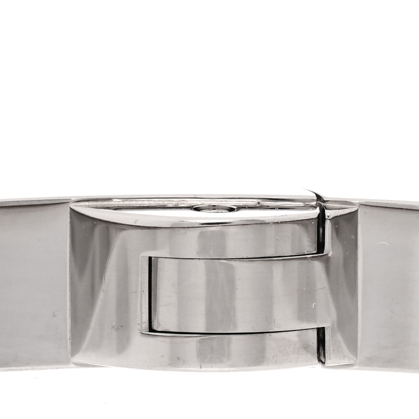 18K White Gold Medium LOVE Bracelet 17