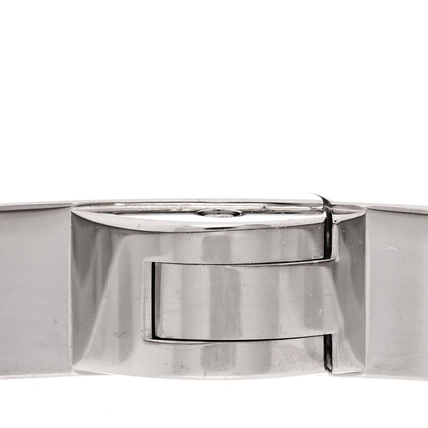 Cartier 18K White Gold Medium LOVE Bracelet 17 6 of 7