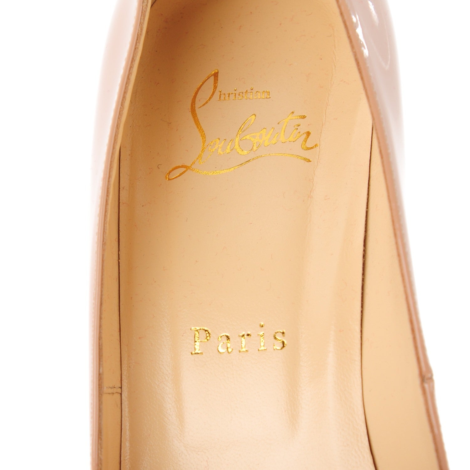 Christian Louboutin Patent New Simple 100 Pumps 38 Nude 7 of 8