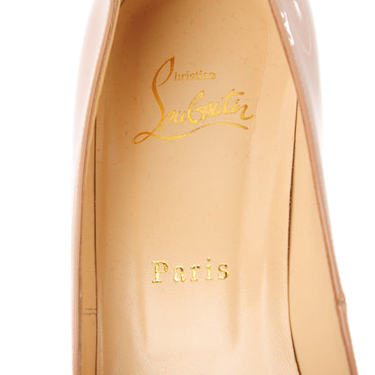 Christian Louboutin Patent New Simple 100 Pumps 38 Nude 7 of 8