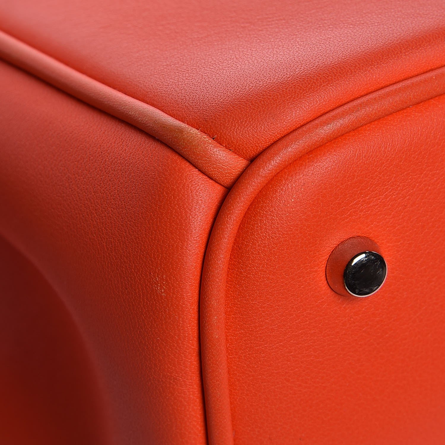 Christian Dior Calfskin Mini Diorissimo Tote Orange 11 of 13