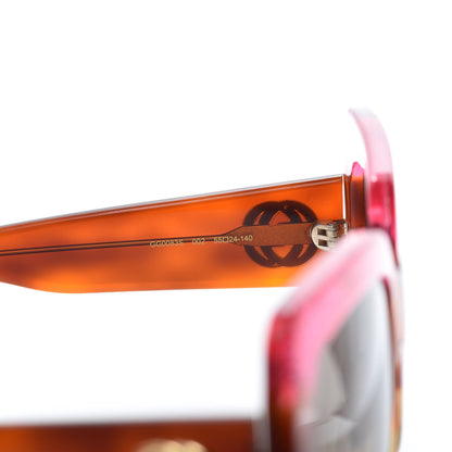 Gucci Square Frame GG0083S Sunglasses Glitter Pink Multi 5 of 8