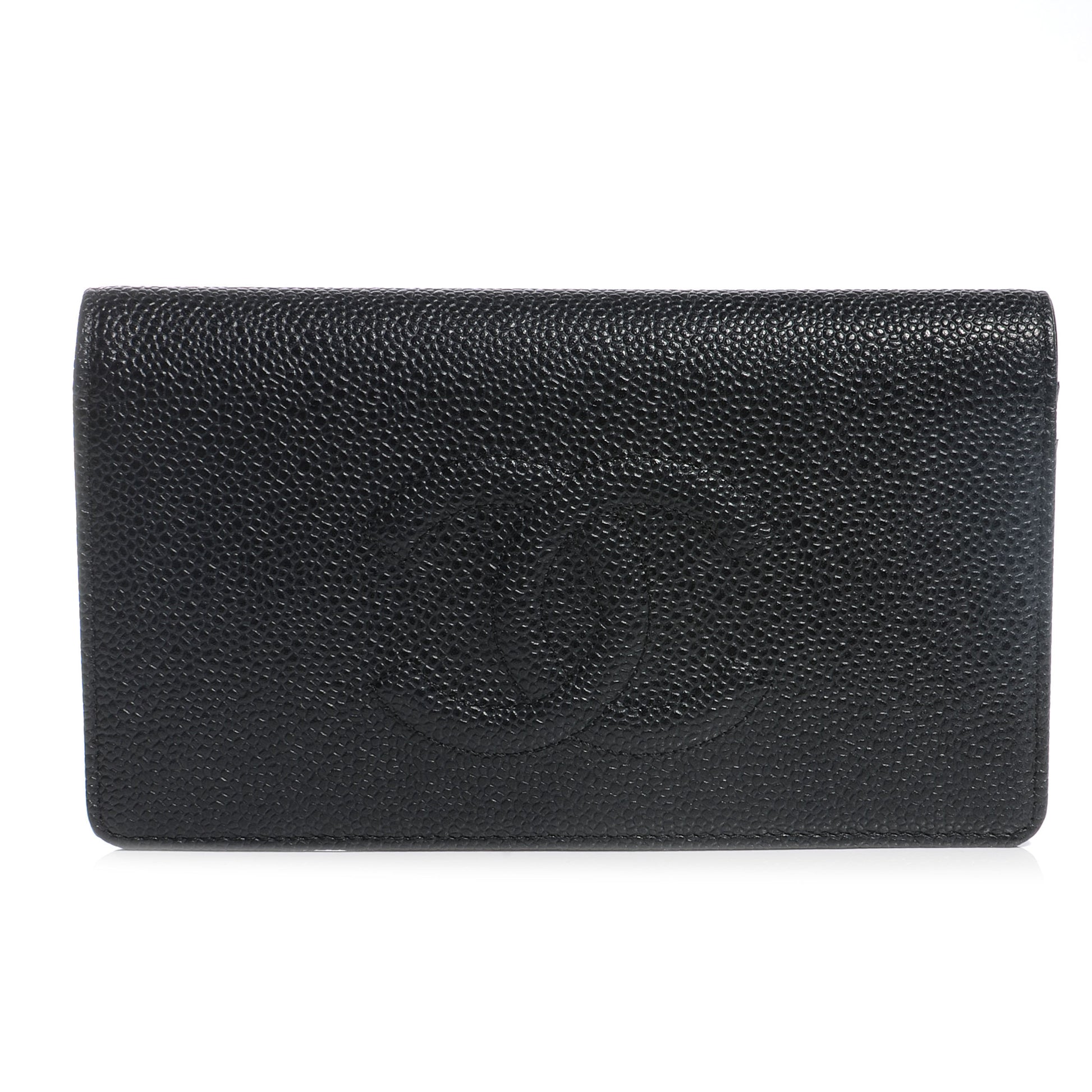 Chanel Caviar Yen CC Wallet Black 1 of 9
