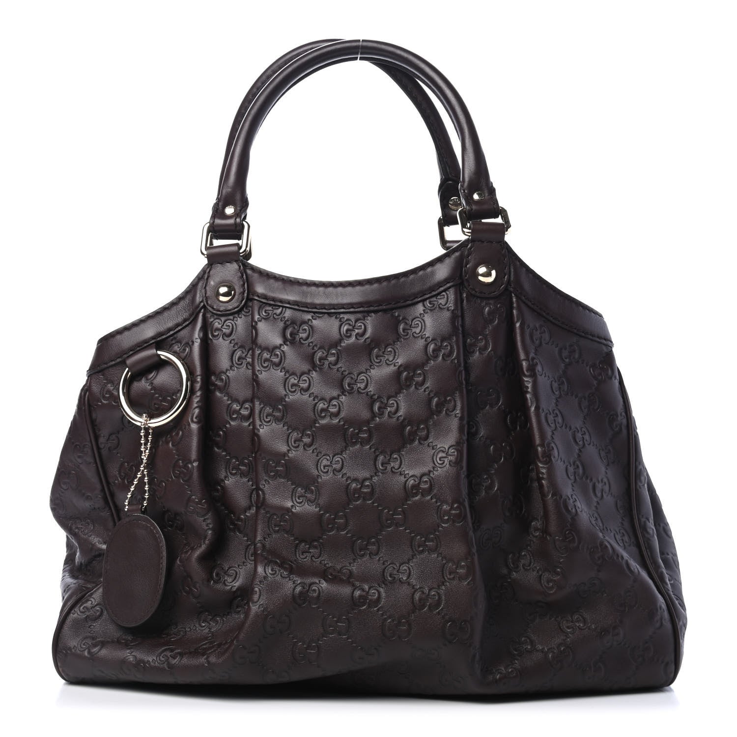 Gucci Guccissima Medium Sukey Tote Chocolate 1 of 4