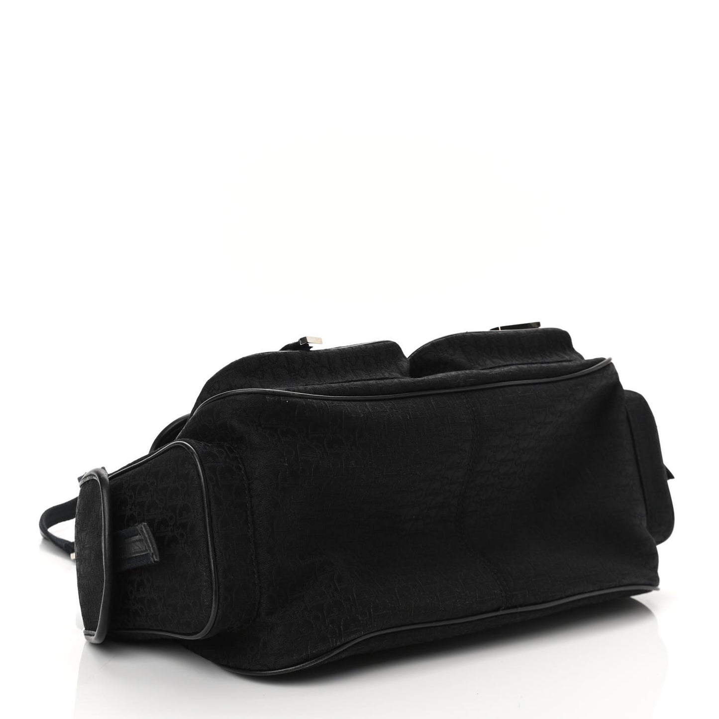 Monogram Pocket Satchel Black