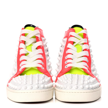 Christian Louboutin Calfskin Patent Louis Spikes Flat Sneakers 38.5 Multicolor 2 of 11