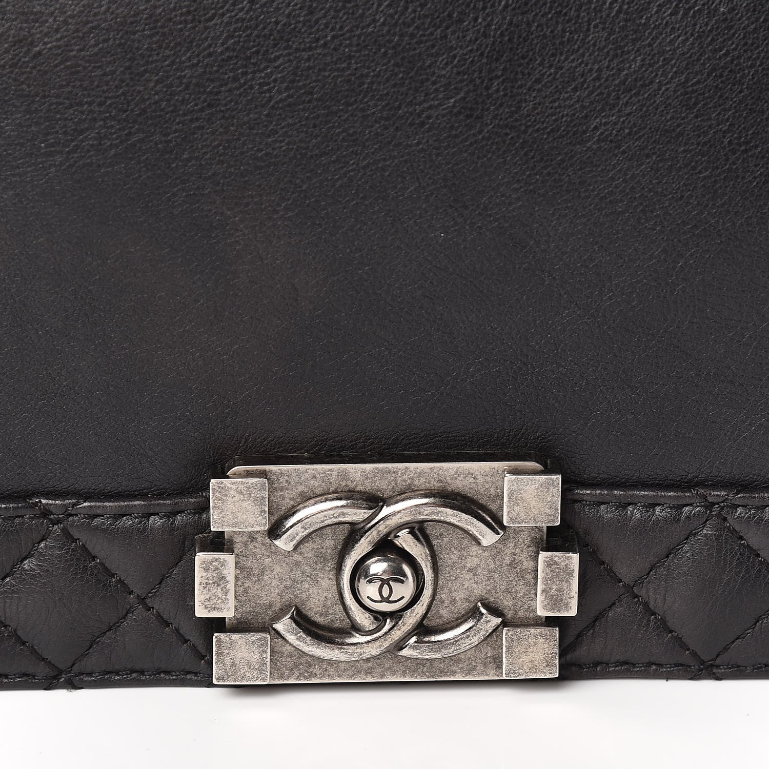 Chanel Calfskin New Medium Boy Reverso Flap Black 13 of 19